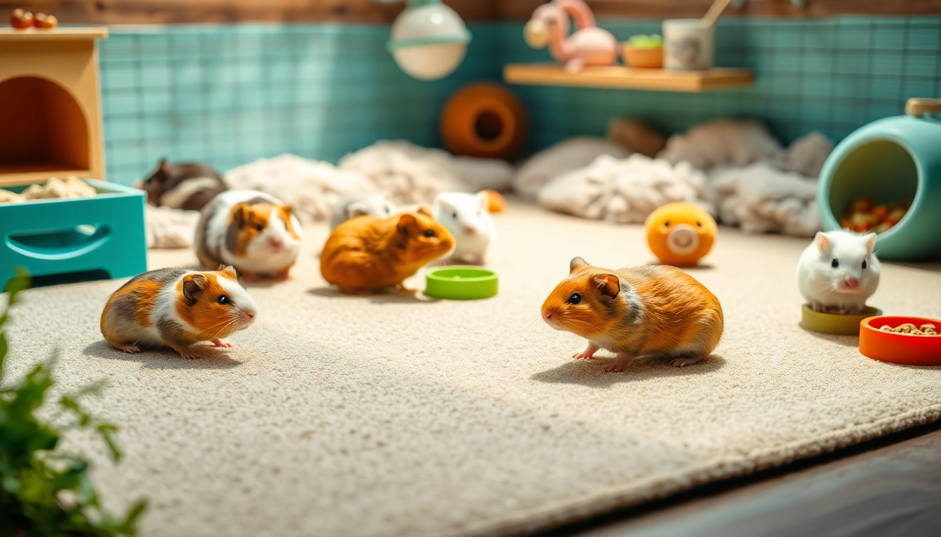 Interacting pets on a Nagermatte, showcasing comfort and natural habitat.