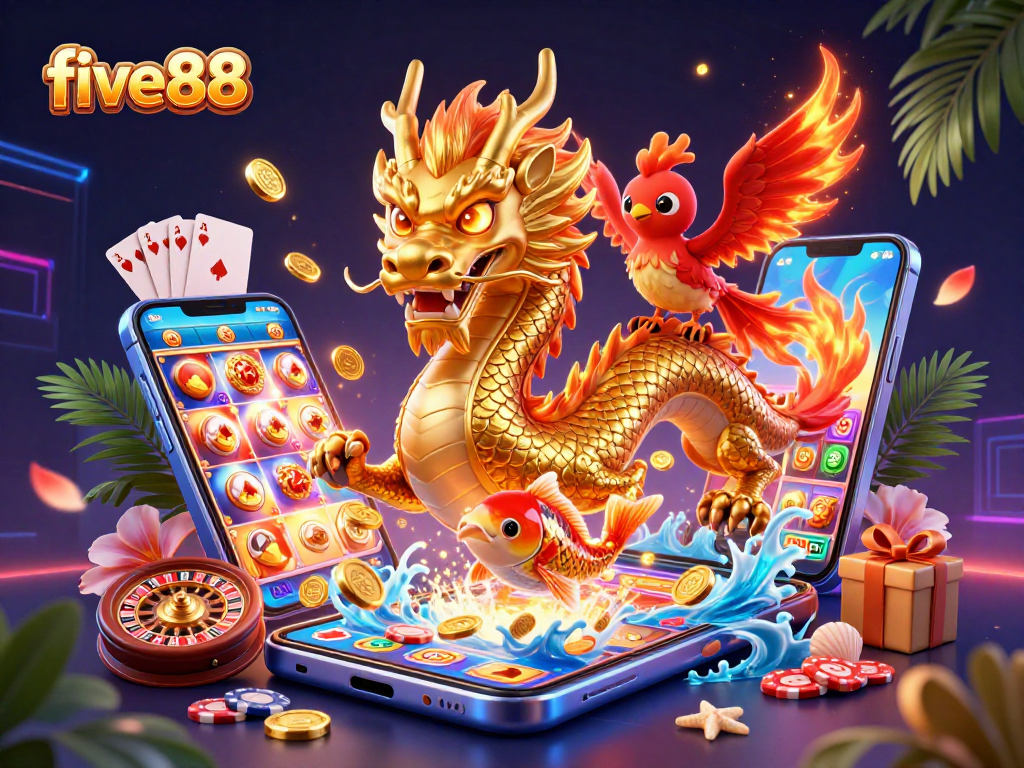 Spin the reels and discover five88’s exciting slot games with vibrant characters and shining rewards.