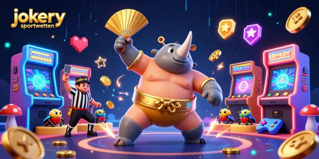 Engage in thrilling jokery sportwetten with vibrant visuals and animated interactions.