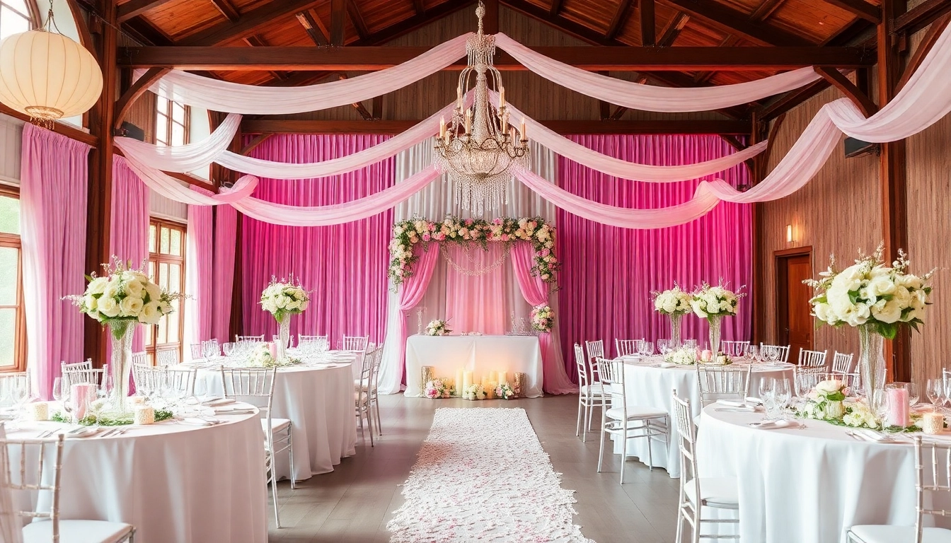 Feiern Sie Ihre Traumhochzeit in dieser charmanten Hochzeitslocation mit eleganten Dekoren und stimmungsvollem Ambiente.