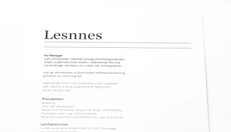 Lebenslauf Optimierung für Manager: Professionelles Design und klare Struktur für maximalen Eindruck.