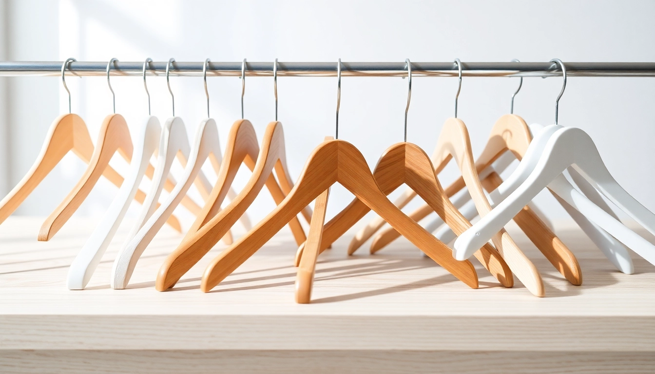 Kleiderbügel Großhandel Angebot in verschiedenen Materialien und Designs für jedes Geschäft.