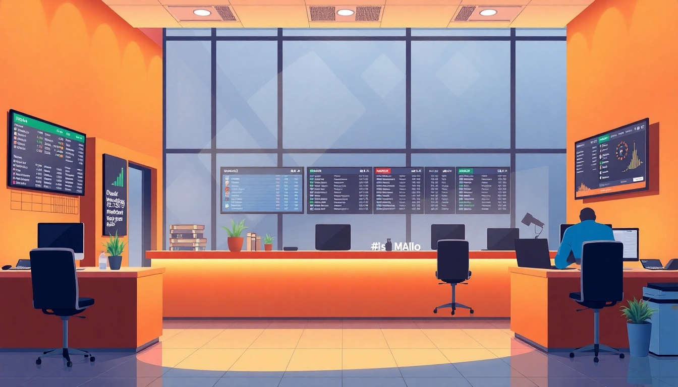 Neue seriöse Wettanbieter präsentieren hochwertige Wettangebote in einem attraktiven Wettbüro.