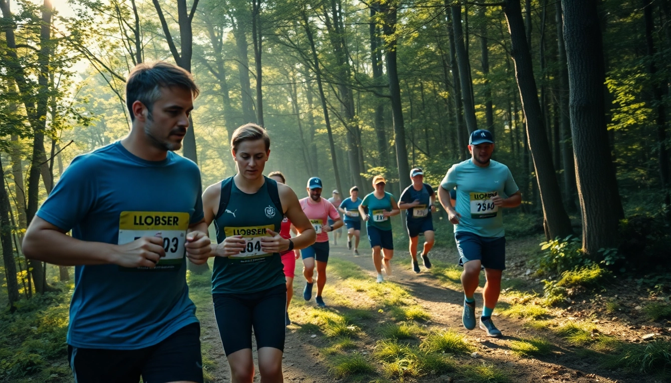 Erleben Sie die Wetziker OL Challenge mit Teilnehmern, die in einem bewaldeten Gelände aktiv laufen und Karten nutzen.