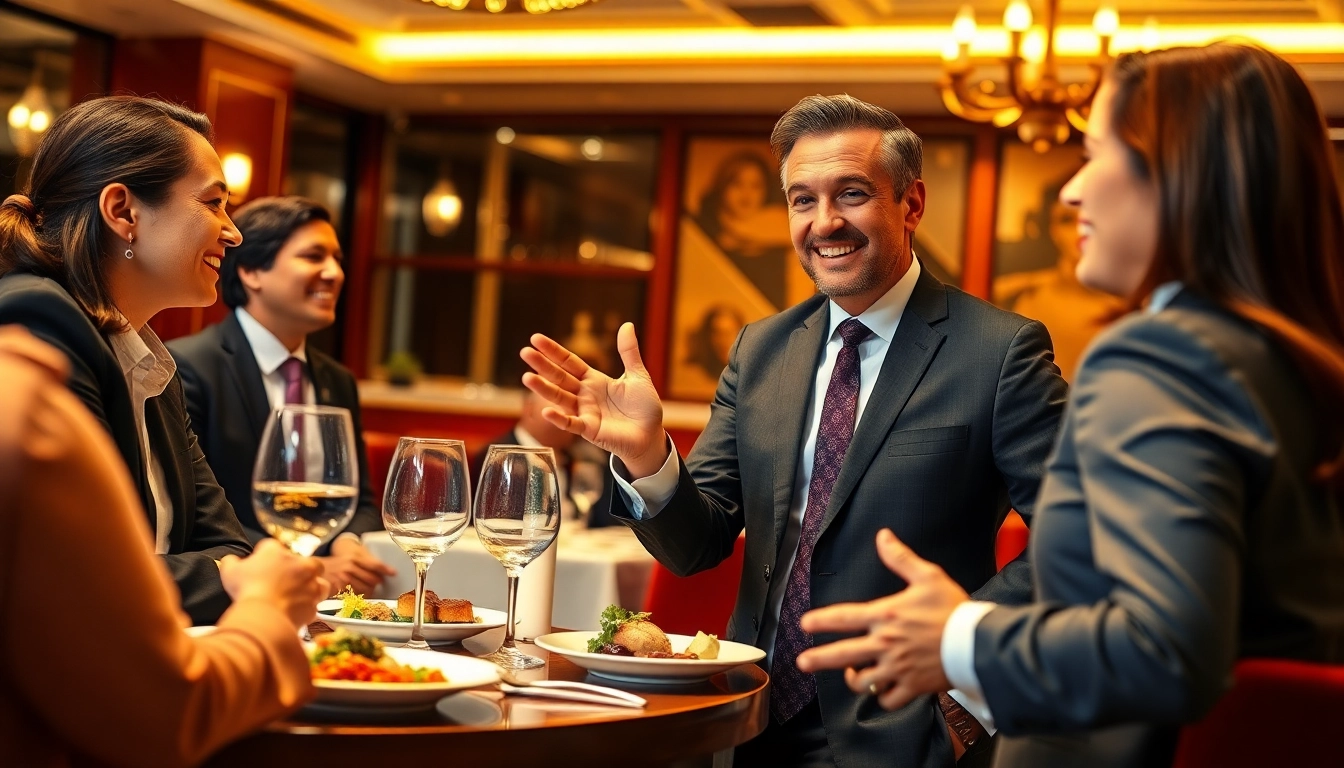 Headhunter Gastronomie diskutiert spannende Karrieremöglichkeiten im Restaurant mit Managern.