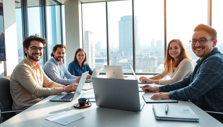 Zusammenarbeit im Büro mit Headhunter Köln wird kreativ gestaltet.