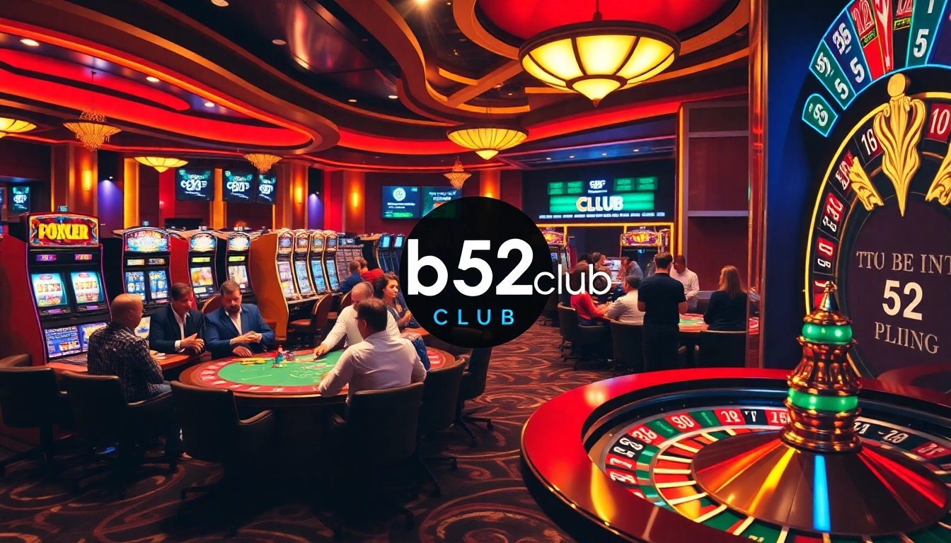 Experience thrilling gameplay at b52 club with exciting card games and vibrant slot machines.