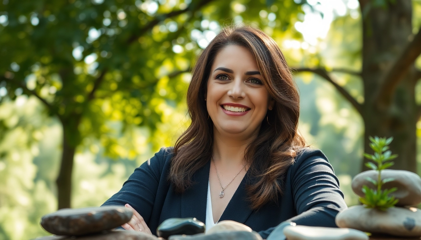 Promoting emotional wellbeing through a peaceful outdoor wellness coaching session.